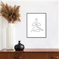 Picture of Yoga Pose I _GroupedProduct_Rectangle_Portrait_Canvas_Framed_
