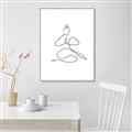 Picture of Yoga Pose I _GroupedProduct_Rectangle_Portrait_Canvas_Framed_