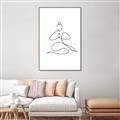 Picture of Yoga Pose I _GroupedProduct_Rectangle_Portrait_Canvas_Framed_