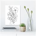 Picture of Flower Drawing _GroupedProduct_Rectangle_Portrait_Unframed_Print_Only_