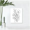 Picture of Flower Drawing _GroupedProduct_Rectangle_Portrait_Unframed_Print_Only_