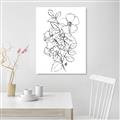 Picture of Flower Drawing _GroupedProduct_Rectangle_Portrait_Unframed_Print_Only_