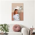 Picture of Side Fashion with Leaves _GroupedProduct_Rectangle_Portrait_Unframed_Print_Only_