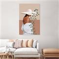 Picture of Side Fashion with Leaves _GroupedProduct_Rectangle_Portrait_Unframed_Print_Only_