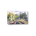 Picture of Canoe at Lake Louise  _GroupedProduct_Rectangle_Landscape_Canvas_