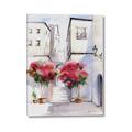 Picture of Red Floral Buildings _GroupedProduct_Rectangle_Portrait_Canvas_