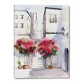 Picture of Red Floral Buildings _GroupedProduct_Rectangle_Portrait_Canvas_