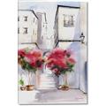 Picture of Red Floral Buildings _GroupedProduct_Rectangle_Portrait_Canvas_