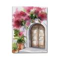 Picture of Red Floral Arch _GroupedProduct_Rectangle_Portrait_Canvas_