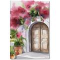 Picture of Red Floral Arch _GroupedProduct_Rectangle_Portrait_Canvas_