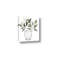 Picture of Leaves in Fun Vase I _GroupedProduct_Rectangle_Portrait_Canvas_