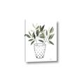 Picture of Leaves in Fun Vase I _GroupedProduct_Rectangle_Portrait_Canvas_