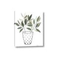 Picture of Leaves in Fun Vase I _GroupedProduct_Rectangle_Portrait_Canvas_