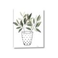 Picture of Leaves in Fun Vase I _GroupedProduct_Rectangle_Portrait_Canvas_