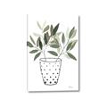 Picture of Leaves in Fun Vase I _GroupedProduct_Rectangle_Portrait_Canvas_