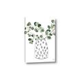 Picture of Leaves in Fun Vase II  _GroupedProduct_Rectangle_Portrait_Canvas_