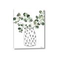 Picture of Leaves in Fun Vase II  _GroupedProduct_Rectangle_Portrait_Canvas_