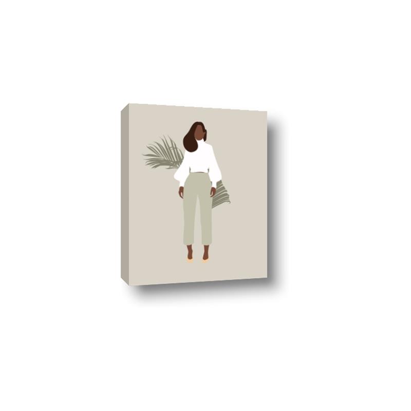 Picture of Palm Girl Fashion I _GroupedProduct_Rectangle_Portrait_Canvas_
