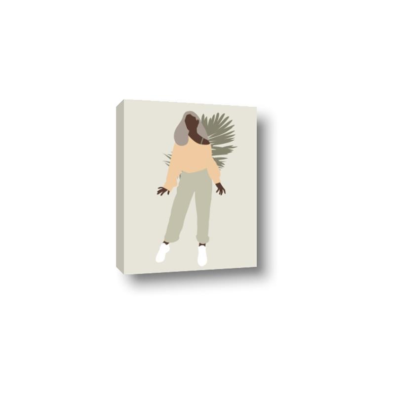 Picture of Palm Girl Fashion IV _GroupedProduct_Rectangle_Portrait_Canvas_