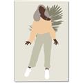 Picture of Palm Girl Fashion IV _GroupedProduct_Rectangle_Portrait_Canvas_