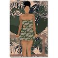 Picture of Tropical Lady II _GroupedProduct_Rectangle_Portrait_Canvas_