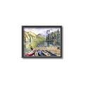 Picture of Canoe at Lake Louise  _GroupedProduct_Rectangle_Landscape_Canvas_Framed_