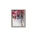 Picture of Red Floral Lamp _GroupedProduct_Rectangle_Portrait_Canvas_Framed_