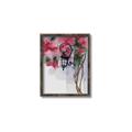 Picture of Red Floral Lamp _GroupedProduct_Rectangle_Portrait_Canvas_Framed_