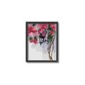 Picture of Red Floral Lamp _GroupedProduct_Rectangle_Portrait_Canvas_Framed_