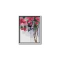 Picture of Red Floral Lamp _GroupedProduct_Rectangle_Portrait_Canvas_Framed_