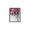 Picture of Red Floral Lamp _GroupedProduct_Rectangle_Portrait_Canvas_Framed_