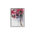 Picture of Red Floral Lamp _GroupedProduct_Rectangle_Portrait_Canvas_Framed_