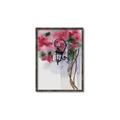 Picture of Red Floral Lamp _GroupedProduct_Rectangle_Portrait_Canvas_Framed_