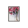Picture of Red Floral Lamp _GroupedProduct_Rectangle_Portrait_Canvas_Framed_