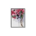 Picture of Red Floral Lamp _GroupedProduct_Rectangle_Portrait_Canvas_Framed_