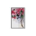 Picture of Red Floral Lamp _GroupedProduct_Rectangle_Portrait_Canvas_Framed_