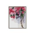 Picture of Red Floral Lamp _GroupedProduct_Rectangle_Portrait_Canvas_Framed_