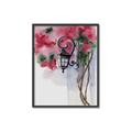 Picture of Red Floral Lamp _GroupedProduct_Rectangle_Portrait_Canvas_Framed_