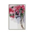 Picture of Red Floral Lamp _GroupedProduct_Rectangle_Portrait_Canvas_Framed_