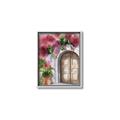 Picture of Red Floral Arch _GroupedProduct_Rectangle_Portrait_Canvas_Framed_