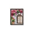 Picture of Red Floral Arch _GroupedProduct_Rectangle_Portrait_Canvas_Framed_