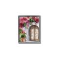 Picture of Red Floral Arch _GroupedProduct_Rectangle_Portrait_Canvas_Framed_