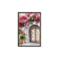 Picture of Red Floral Arch _GroupedProduct_Rectangle_Portrait_Canvas_Framed_