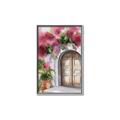 Picture of Red Floral Arch _GroupedProduct_Rectangle_Portrait_Canvas_Framed_