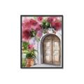 Picture of Red Floral Arch _GroupedProduct_Rectangle_Portrait_Canvas_Framed_