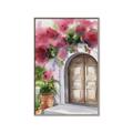 Picture of Red Floral Arch _GroupedProduct_Rectangle_Portrait_Canvas_Framed_