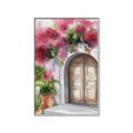 Picture of Red Floral Arch _GroupedProduct_Rectangle_Portrait_Canvas_Framed_