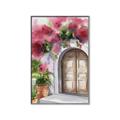 Picture of Red Floral Arch _GroupedProduct_Rectangle_Portrait_Canvas_Framed_