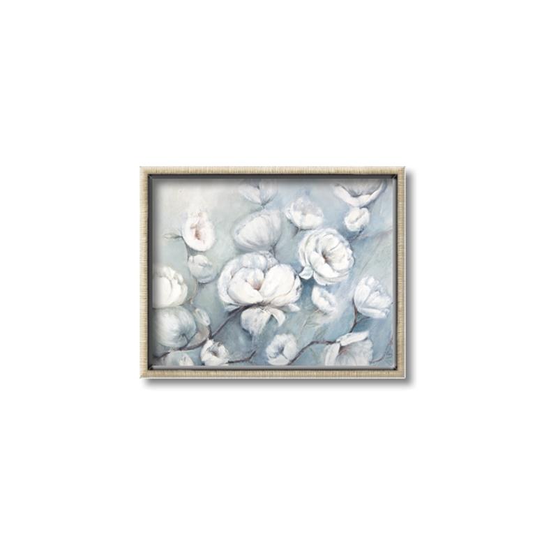 Picture of Blue Magnolias _GroupedProduct_Rectangle_Landscape_Canvas_Framed_