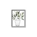 Picture of Leaves in Fun Vase I _GroupedProduct_Rectangle_Portrait_Canvas_Framed_
